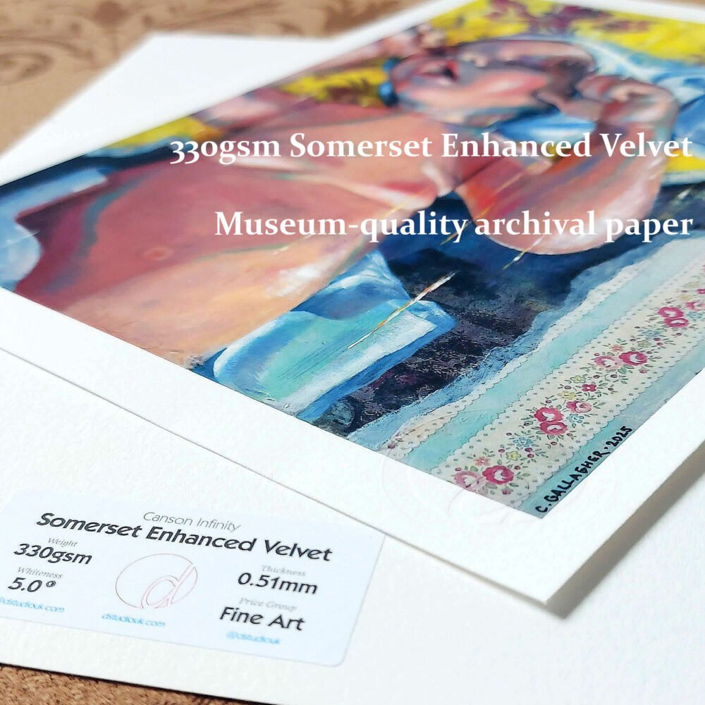 Image shows the quality of the print paper